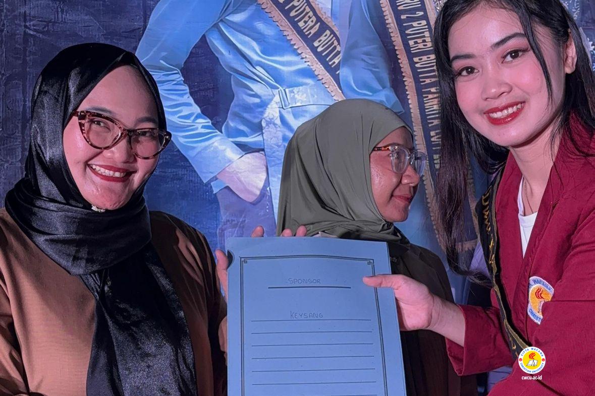 Duta Kampus Cipta Wacana University of Malang dengan bangga menghadiri acara Press Conference Putera Puteri Butta Panrita Lopi 2024 Goes to Putera Puteri Sulawesi Selatan 2025